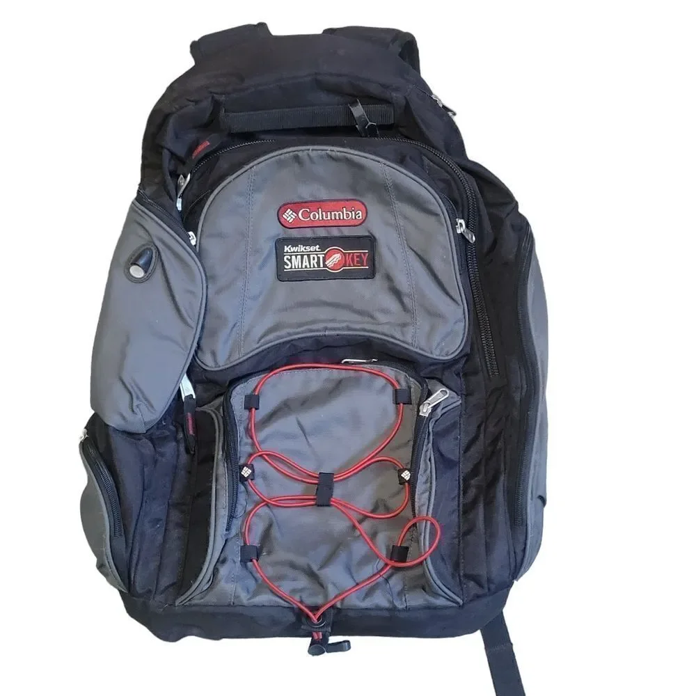 Columbia Unisex Large Grey And Black Backpack